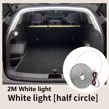 Automatic LED Trunk Light Strip, Tailgate and Frunk Light that Turns On When Opened, Flexible and Waterproof, 2, 4 or 6 m, 5 Colors