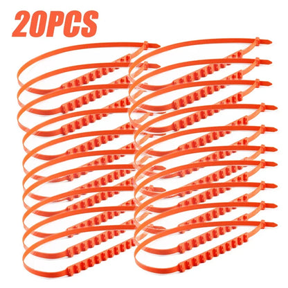 Pack of 20 nylon snow chain ties