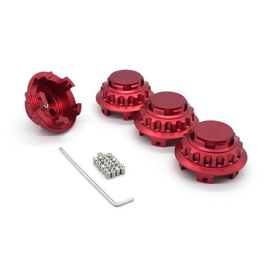 Wheel Center Caps for Toyota Camry, Corolla, Avalon and Matrix, 62mm Set of 4 with Metal Snap Rings, 5 Colors