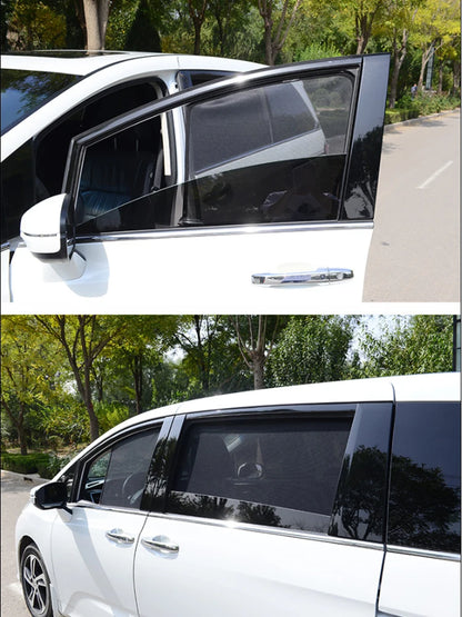 Magnetic Window Sun Shades for Toyota Camry 2025-2026 (XV80), Organza Fabric Windshield and Side Window Shades, 1 to 5 Pieces