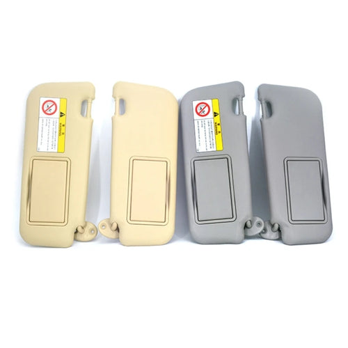 Sun Visor for Toyota Camry, Replacement Driver or Passenger Side Visor with Vanity Mirror, Gray or Beige