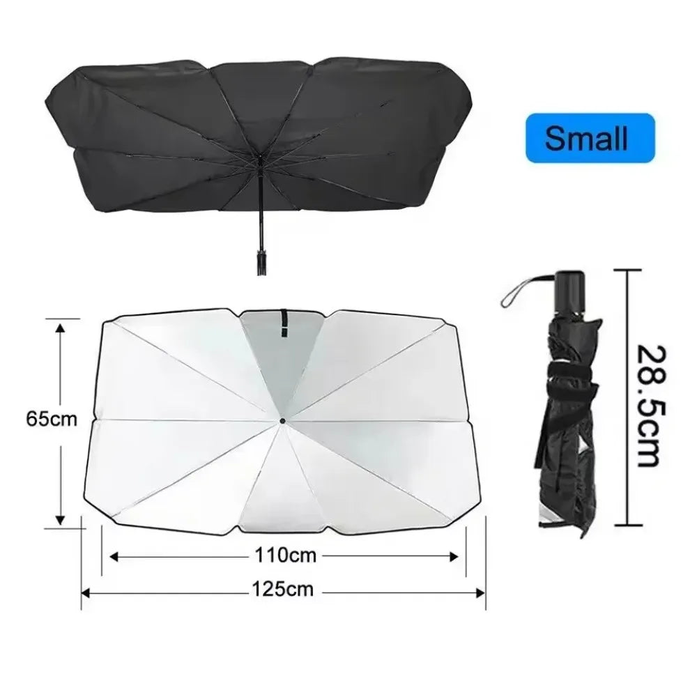 Foldable windshield sun shade umbrella — photo 5