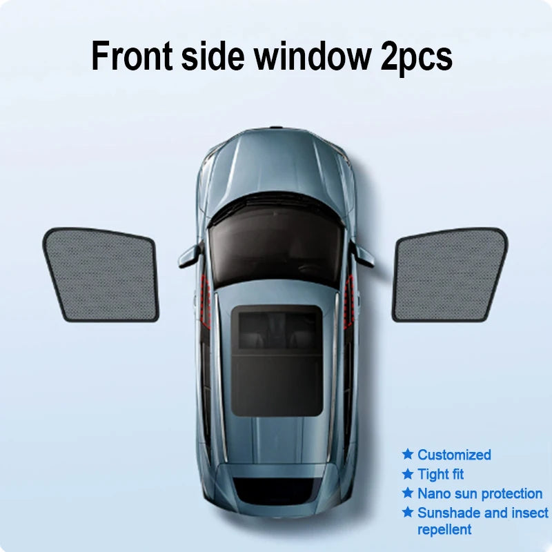 Magnetic Sun Shades for Toyota Camry 2025-2026 (XV80), Mesh Side Window Shades and Foil Windshield Shade, Full Set or Single Windows