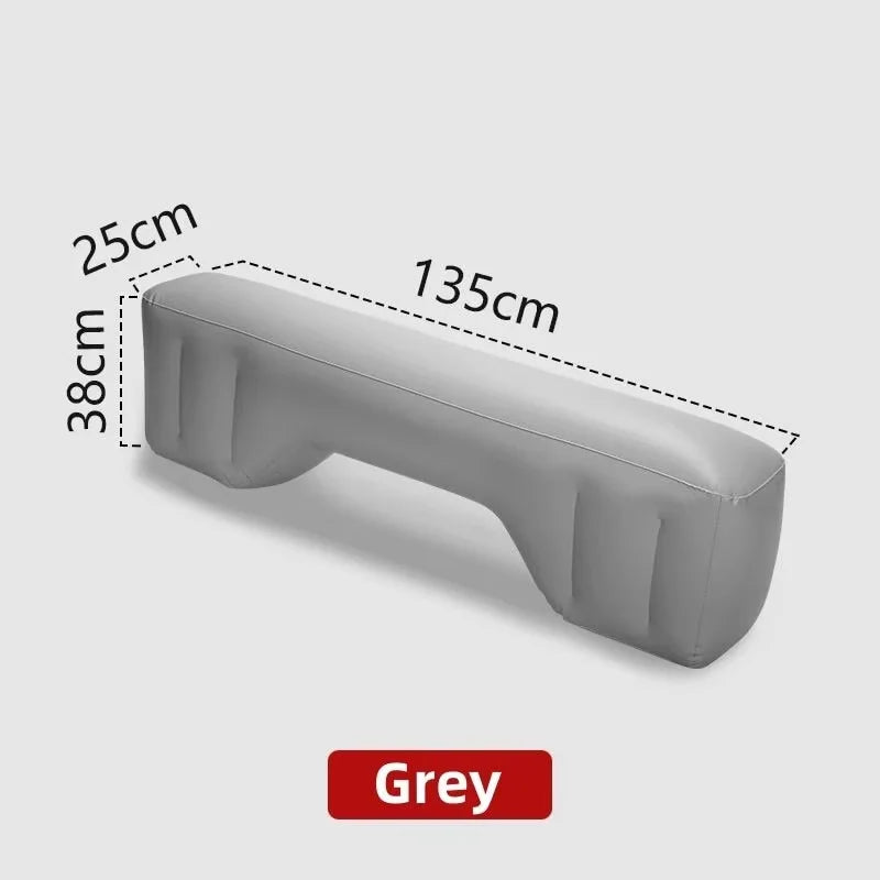 Gray inflatable gap filler, 135 x 38 x 25 cm