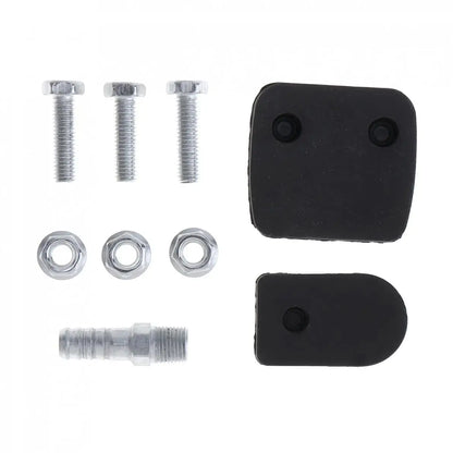 Mounting bolts, nuts, rubber pads and air fitting