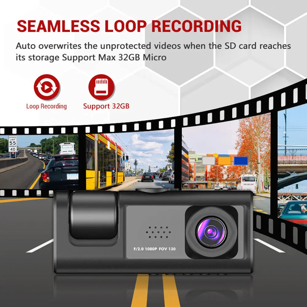Loop recording on the dash cam
