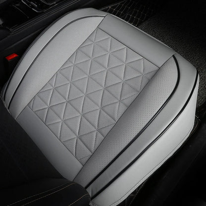 Gray PU leather seat cushion