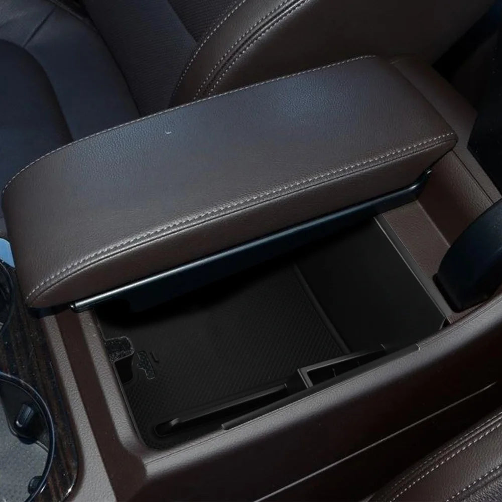 Center Console Armrest Storage Tray — Fits VW Touareg 2011–2017