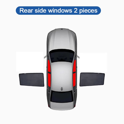 Mesh Window Curtains for Hyundai Tucson 2022-2026 (NX4), Black Anti-UV Privacy Shades, Front Sunshade, Pairs or Sets