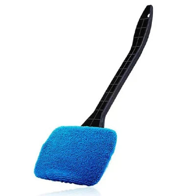 Car Windshield Cleaning Tool with Long Handle, Inside Window Cleaner with Washable Microfiber Pad, 4 Options