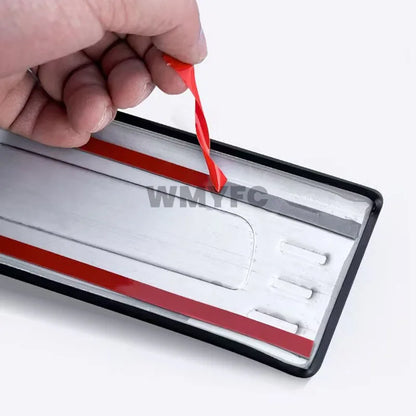 Door Sill Scuff Plates with Logo for Toyota RAV4 2019-2025, Self-Adhesive Stainless Steel Entry Guards, Designs A and B