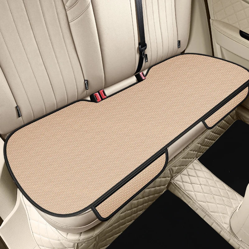 Beige rear seat cushion