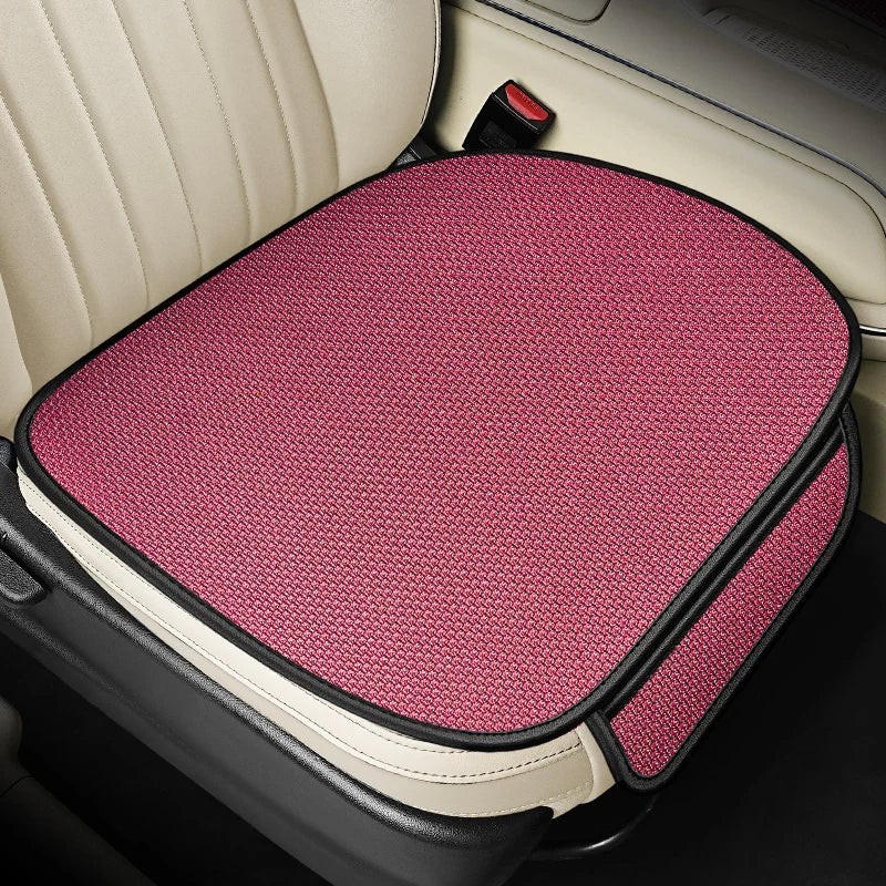 Pink front seat cushion