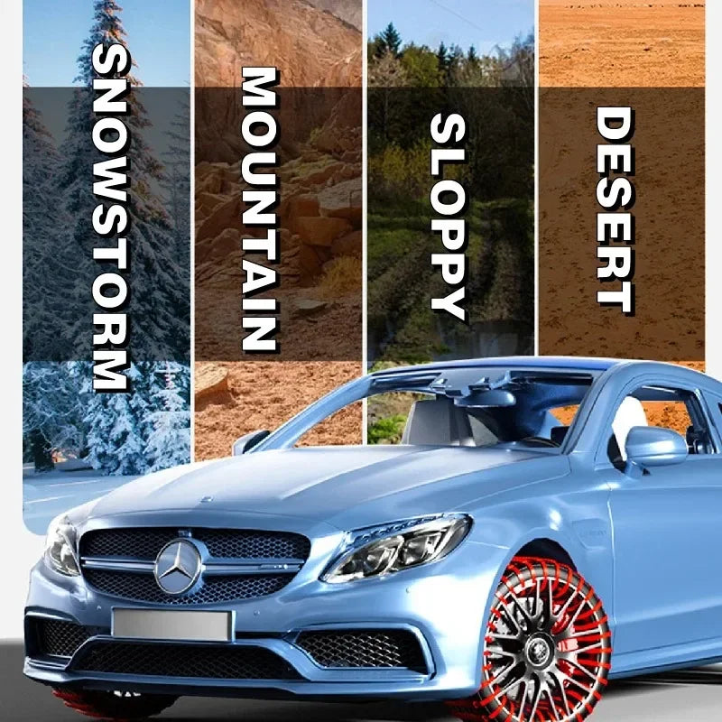 For snow, mountain, slope and desert roads