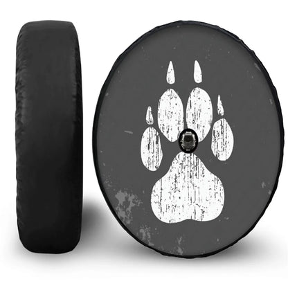 Spare Tire Cover for Jeep Wrangler with Backup Camera Hole, Sunset 4x4 Off-Road PU Leather, 15 to 18 in, Plain Black or 16 Prints