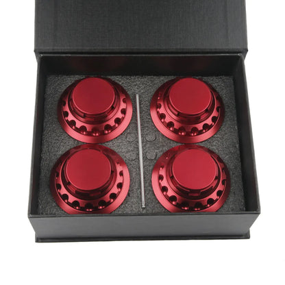 Wheel Center Caps for Toyota Camry, Corolla, Avalon, Sienna and More, 62mm Aluminum, Set of 4, 5 Colors