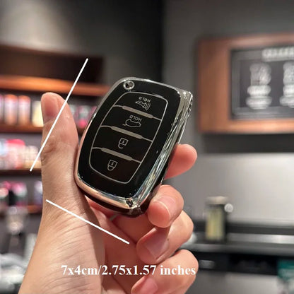 Hyundai 4-button smart key cover — photo 4
