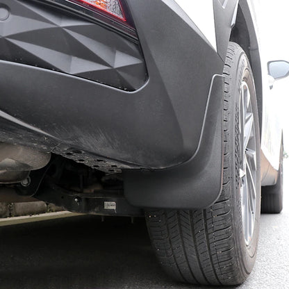 Mud Flaps for Hyundai Tucson Hybrid and N Line 2022-2023 (NX4), Black ABS Front and Rear Splash Guards