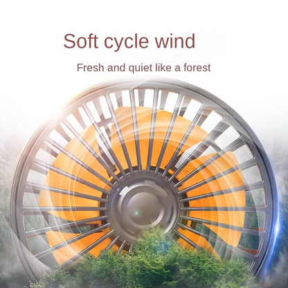 Car Cooling Fan with 1, 2 or 3 Adjustable Heads, 360 Degree Dashboard Fan with 2 Speeds, USB, 12V or 24V Plug