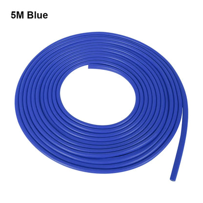 Car Door Edge Guard Strip, 16.4 ft (5 m) Cut-to-Fit Silicone Trim Roll for Door Edge Scratch Protection, 6 Colors