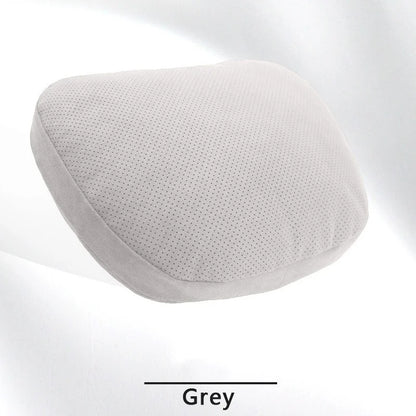 Faux Suede Car Headrest Neck Pillow, Soft Neck Support Cushion with Elastic Back for Front and Rear Seats, 18 Styles