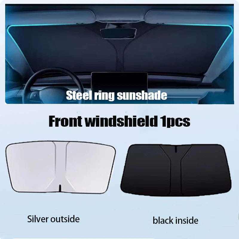 Magnetic Sun Shades for Toyota Camry 2025-2026 (XV80), Mesh Side Window Shades and Foil Windshield Shade, Full Set or Single Windows