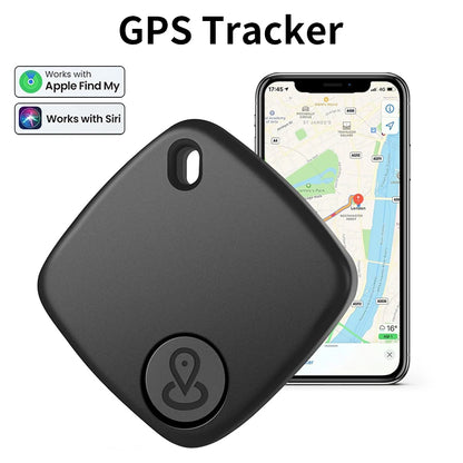 Bluetooth Item Tracker Tag, Works with the Find My App on iPhone, Replaceable Battery, Built-In Speaker, for Keys, Bags and Luggage