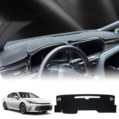 Dash Cover for Toyota Camry XV80 2025-2027, Dashboard Mat with 7 Color and Material Choices, HUD or Non-HUD Versions