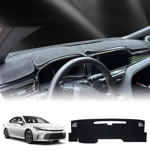 Dash Cover for Toyota Camry XV80 2025-2027, Dashboard Mat with 7 Color and Material Choices, HUD or Non-HUD Versions