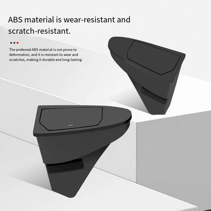 Front Door Storage Bins with Push Lid for Tesla Model Y Juniper 2025+, ABS Door Pocket Organizer and Trash Can