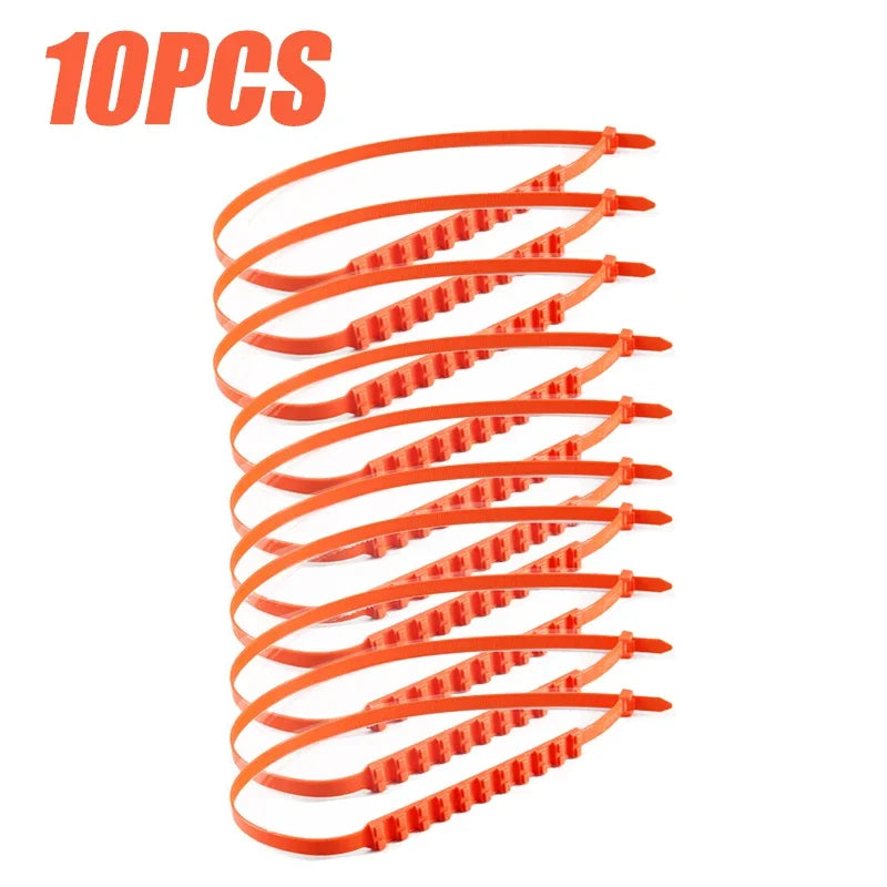 Pack of 10 nylon snow chain ties
