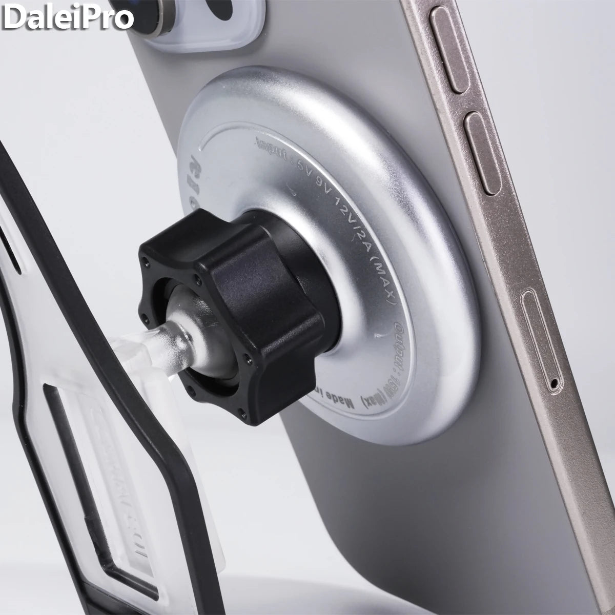 Phone Mount for Toyota RAV4 2019-2025 (XA50), Clear Base That Keeps the Air Vent Free, Clamp Holder or 15W Wireless Charging Holder