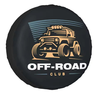 Spare Tire Cover for Jeep Wrangler, 4x4 Mountain PU Leather, No Camera Hole, 14 to 18 in, 20 Lettered Designs