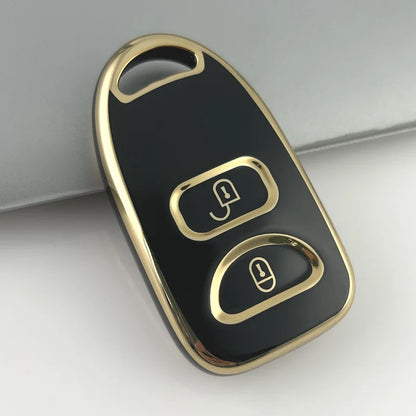 Key Fob Cover for Hyundai 2+1 and 3+1 Button Keys, Soft TPU Case for Tucson, Sonata and Santa Fe, White, Gray or Black