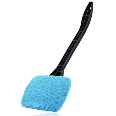 Car Windshield Cleaning Tool with Long Handle, Inside Window Cleaner with Washable Microfiber Pad, 4 Options