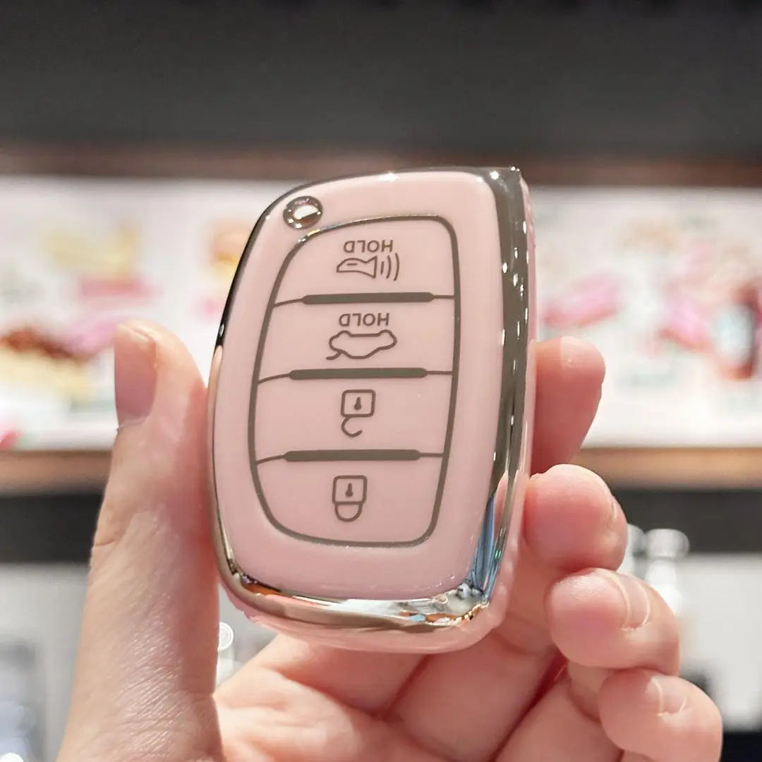 Hyundai 4-button smart key cover — photo 1